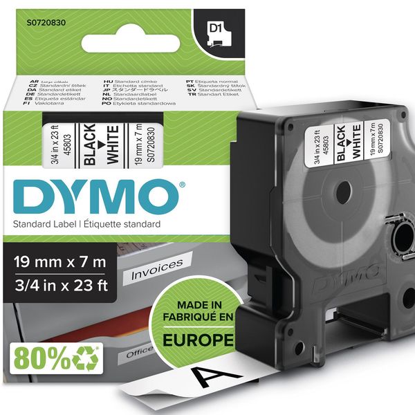 DYMO D1 Standard 19mm zdjęcie 1