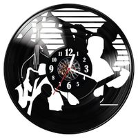 Zegar ścienny z płyty winylowej Muzyka 458.14