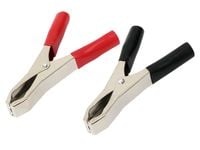 Krokodylek  50A czarny/czerwony