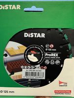 DISTAR TARCZA DIAMENTOWA PRO REX 125 x 2,5 x 22,2mm