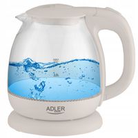 NIEDUŻY CZAJNIK ELEKTRYCZNY SZKLANY 1L BLUE LED do DOMU PRACY BIURA