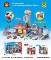 Zestaw Parking  Policja I Straż Pożarna Sk-757Xja