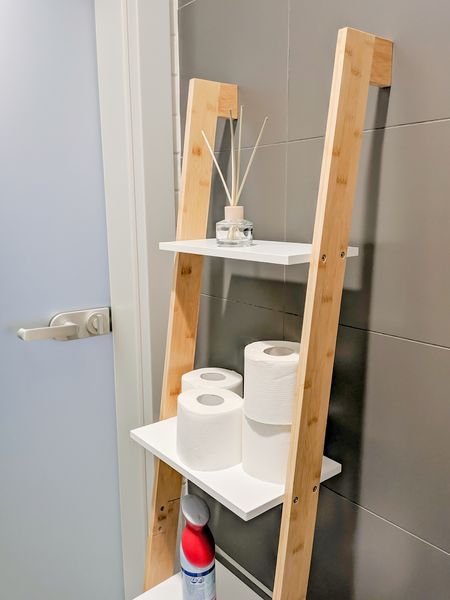 Regał bambusowy drabina zdjęcie 3