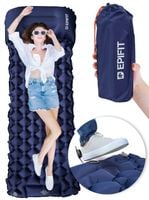 Materac Samopompujący Turystyczny Kempingowy Rest Granatowy