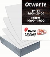 Ulotki A5 reklamowe firmowe 100 szt dużo wzorów do wyboru WĘDLINY