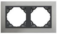 Efapel metallo ramka 2-krotna aluminium grafit 90920 kus