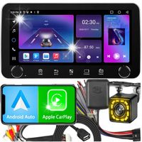 Radio samochodowe 2 DIN Android CarPlay WiFi GPS MAPY FM DOTYKOWE 10.36"