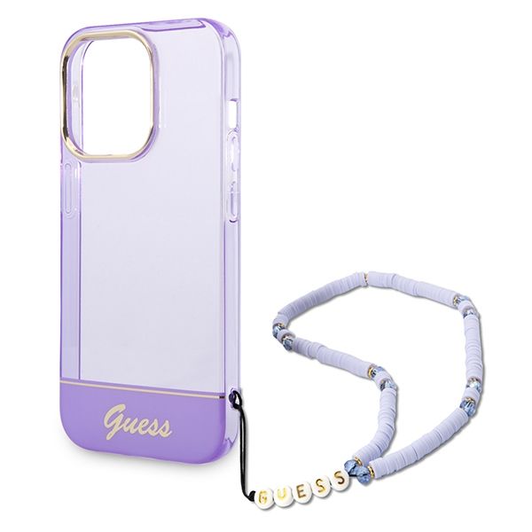 Etui Guess do iPhone 14 Pro Max, Fioletowy zdjęcie 5