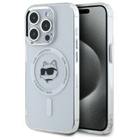 Etui Karl Lagerfeld do iPhone 15 Pro, Biały, MagSafe