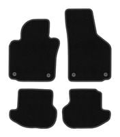 Dywaniki welurowe BASIC Volkswagen Eos 2005-2015 cabrio czarne