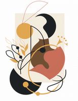 Plakat 50x65cm Roztańczona Jesienna Barwa