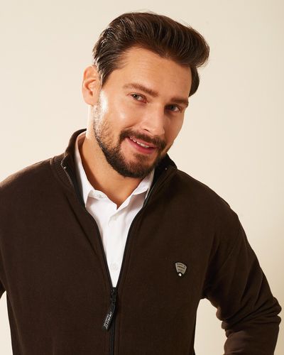 Sweter męski bawełniany brązowy Platon Rozmiar - 3XL na Arena.pl