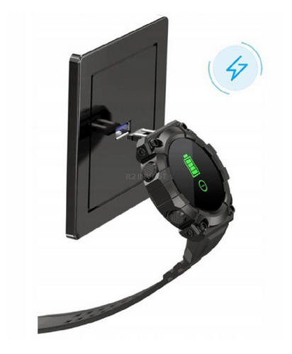 WIELOFUNKCYJNY SMARTWATCH FD68 CZARNY ZEGAREK na Arena.pl