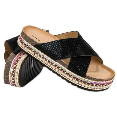 Klapki ethnic print r.40 na Arena.pl