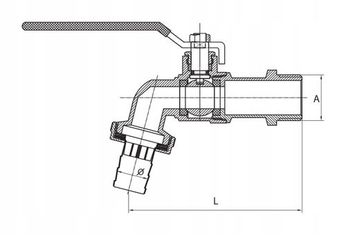 Zawór kulowy DIAMOND 1'' ART.2461-25.WZ na Arena.pl
