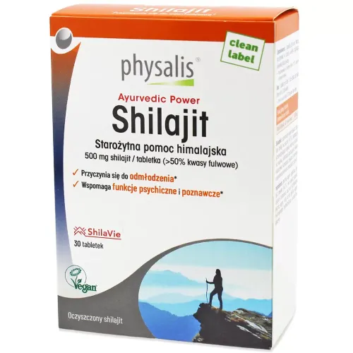 Shilajit 30 Tabletek - Physalis na Arena.pl