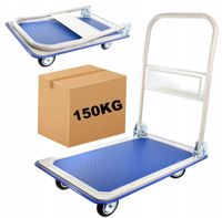WÓZEK PLATFORMOWY MAGAZYNOWY TRANSPORTOWY DO 150KG