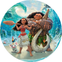 Opłatek na tort Urodziny Vaiana Skarb Oceanu