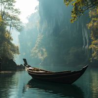 Plakat 40x40cm Samotność na Tafli