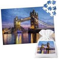 PUZZLE TRADYCYJNE - ANGLIA MOST ZABYTEK WIDOKI PIĘKNE - 120 el