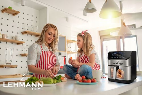 FRYTKOWNICA BEZTŁUSZCZOWA FRYTOWNICA AIRFRYER DUŻA MISA MIX PROGRAMÓW OKNO na Arena.pl