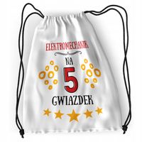 Plecak Sportowy Szkolny Elektromechanika Worek Z Nadrukiem Ze Zdjęciem