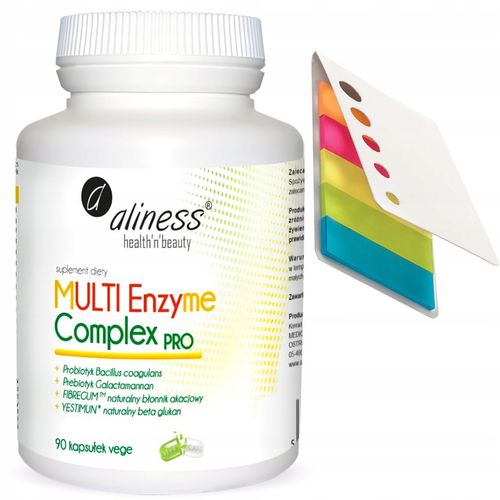 Aliness MULTI Enzyme Complex PROBIOTYK ENZYMY TRAWIENNE VEGE 90k na Arena.pl
