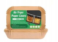 Papier do Pieczenia Wkład do Frytkownicy Dwukomorowej Airfryer -100szt