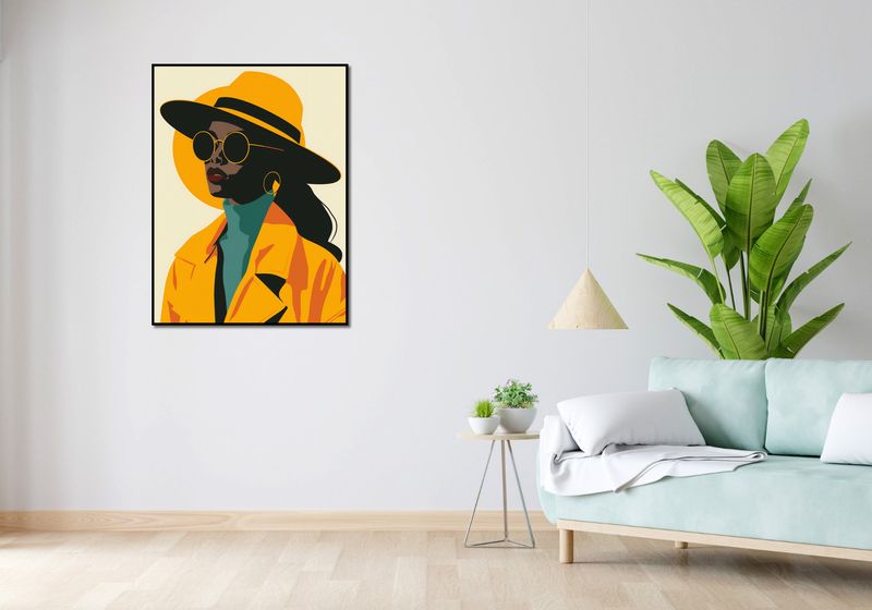 Plakat 75x100cm Żółta Stylowość zdjęcie 4