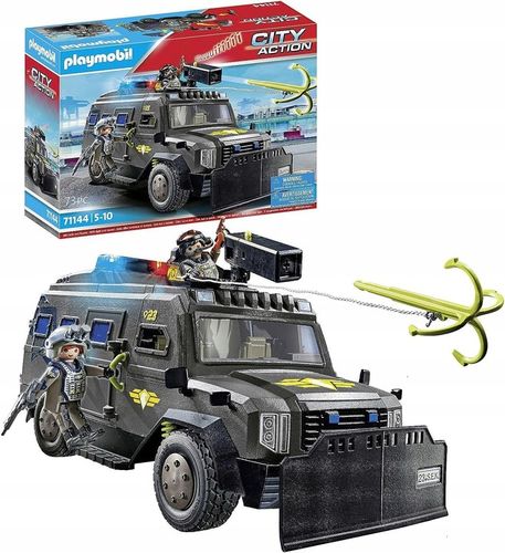 PLAYMOBIL CITY ACTION 71144 POJAZD TERENOWY JEDNOSTKI SPECJALNEJ zestaw +5 na Arena.pl