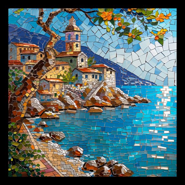 Plakat 20x20cm Mozaikowa Układanka zdjęcie 2
