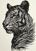 Plakat 70x100cm Tygrysi Gwizd