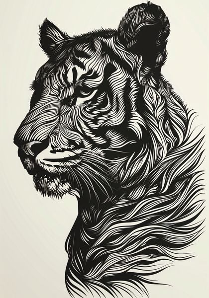 Plakat 70x100cm Tygrysi Gwizd zdjęcie 1