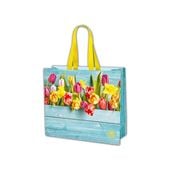 torba ekologiczna 45  x  18  x  h 30 cm tulipany