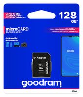 Karta MicroSD UHS I 128GB GOODRAM +Ad CL10