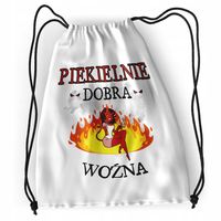 Plecak Dla Woźnej Sportowy Szkolny Worek Torba Z Nadrukiem Ze Zdjęciem