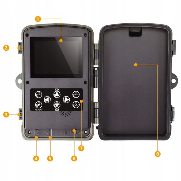 FOTOPUŁAPKA KAMERA LEŚNA DO LASU HC-800A 50MPX zdjęcie 5