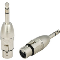 Redukcja adapter przejściówka XLR damski Jack 6,3mm RA3XFJM