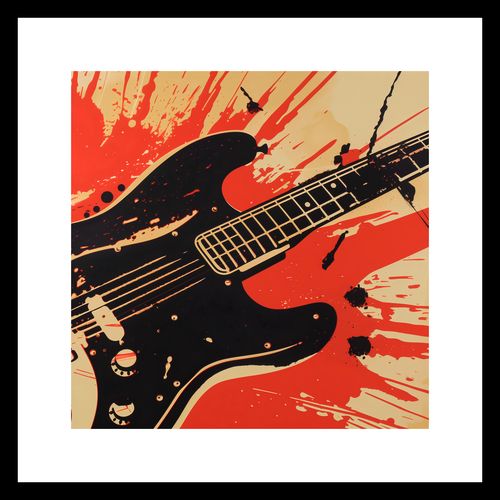 Plakat 30x30cm Gitara Elektryczna na Arena.pl