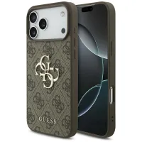 etui guess 4g big logo do iphone 17 pro  max - brązowe