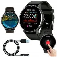 SMARTWATCH MĘSKI DAMSKI SPORTOWY FITNESS ZEGAREK ROZMOWY BLUETOOTH CZARNY