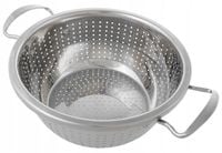 DURSZLAK SITKO Kuchenne Cedzak STALOWY Błysk Sito 22cm Koszyk A2029