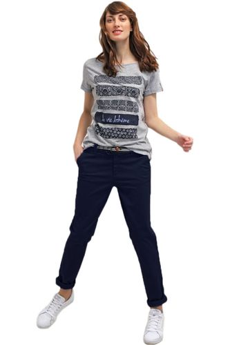 Esprit Granatowe Chinosy Regular - 36 / S na Arena.pl