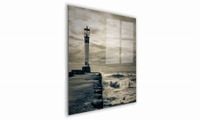 OBRAZ NA SZKLE KWADRATOWY 60x60cm 054 Latarnia morska