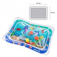 Mata wodna Akuku dmuchana sensoryczna edukacyjna rafa koralowa 67 x 49 cm