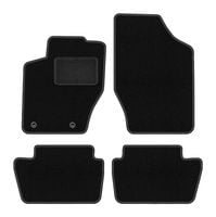 Dywaniki welurowe do: Peugeot 307 2001-2009 hatchback, kombi, SW czarne