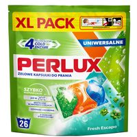 Kapsułki do prania uniwersalne żelowe PERLUX Universal 26 szt. pranie 20st.