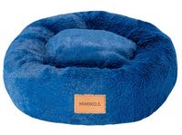 Przytulne włochate legowisko dla psa - Mimiko Pets Shaggy M 45cm chabrowe