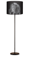Lampa stojąca MAXI - Black horse