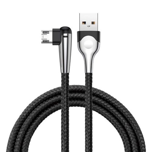 Kątowy Kabel Micro Usb Baseus Sharp Bird 1.5A 2M (Czarny) na Arena.pl